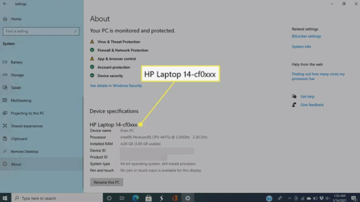 How To Find A Laptop'S Battery Model 4 Image 345